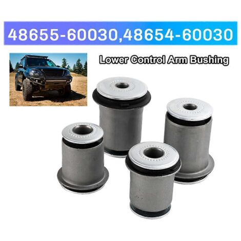 Kit de 4 bagues de bras de suspension inférieur pour voiture 48654-60030 Pour-- (1/5)