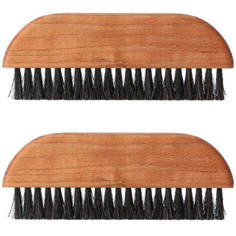 Brosse de nettoyage, poils souples, manche en bois, dépoussiérage, brosse à café -- (1/5)