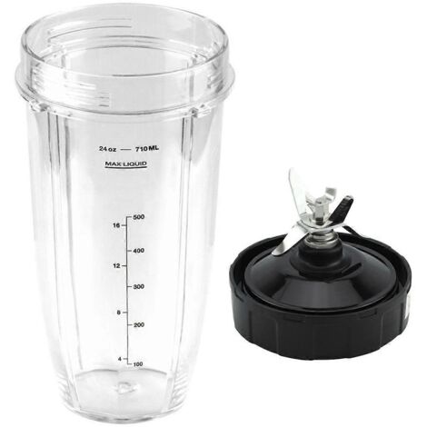 Pièces de rechange pour mélangeur à bol de 24 oz : lame d'extraction à 7 ailettes (1/5)