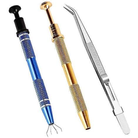 Outil de perçage à 4 griffes pour bijoutier (lot de 3) (1/5)