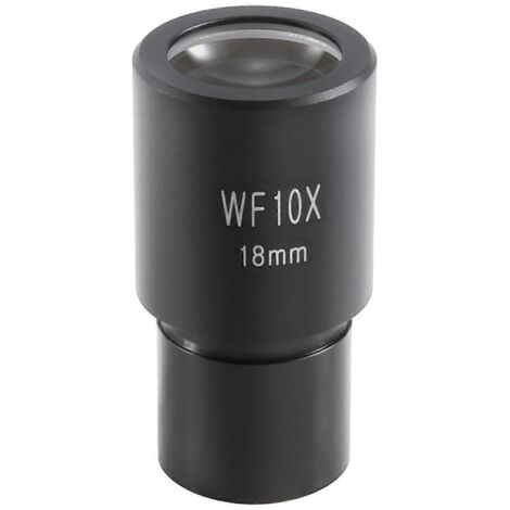 Oculaire de microscope 10X, grand angle, lentille oculaire standard de 18 mm (1/5)