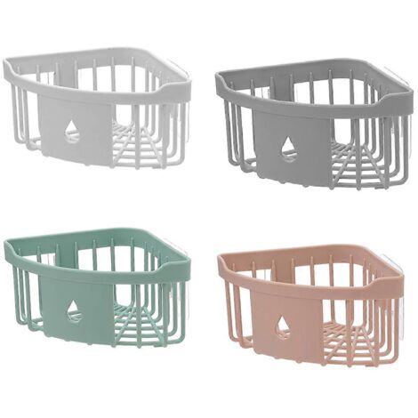 Étagère murale sans trous pour cuisine, salle de bain ou baignoire. (1/5)