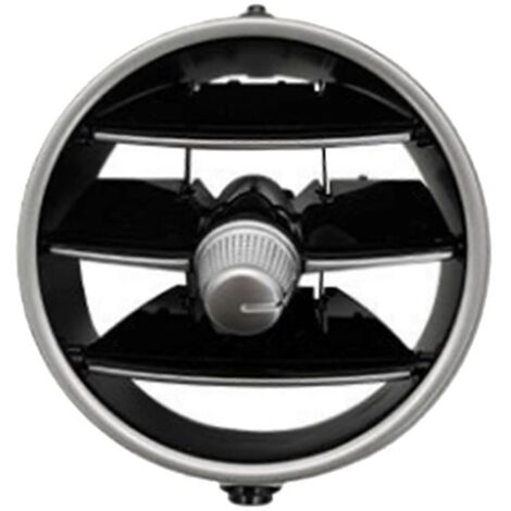 Grille de sortie de climatisation pour voiture - Argent-Noir-- (1/5)