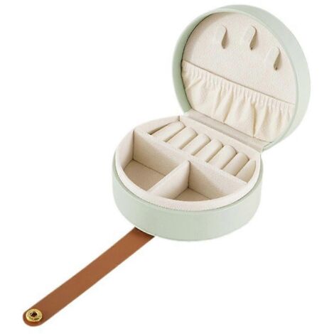 Boîte de rangement pour bijoux, étui à bijoux, organisateur de boucles d'oreilles, colliers et bagues, B-- (1/5)
