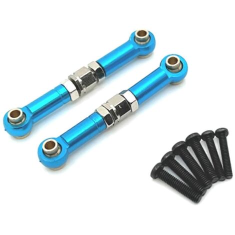 Biellette de direction pour voiture RC 1/14 - Pièces de rechange bleues (1/5)