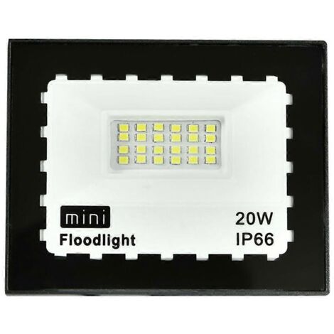 Projecteur extérieur 20W avec détecteur de mouvement et réflecteur étanche (1/5)