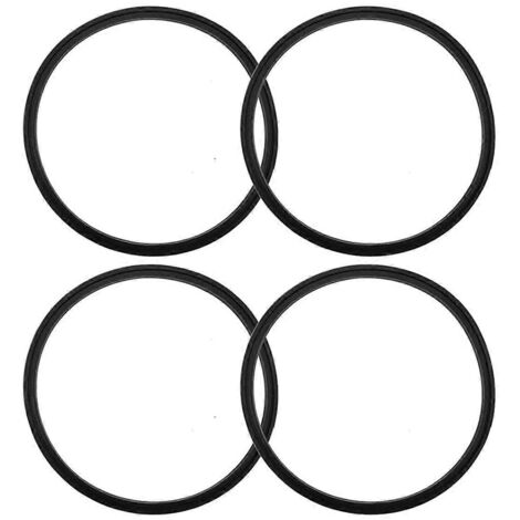 Lot de 4 joints en caoutchouc pour couvercles de tasses de voyage de 473 ml et 591 ml, noirs. (1/5)