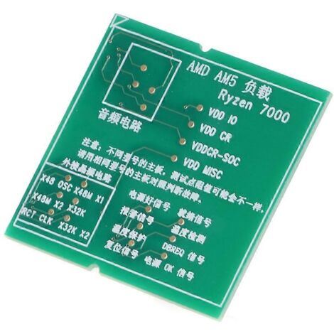 Testeur et analyseur de diagnostic pour socket de processeur AMD AM5 de bureau -- (1/5)