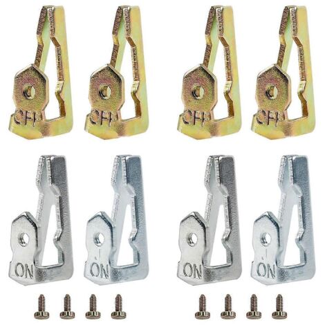 Lot de 2 interrupteurs à minuterie de rechange (4 ON / 4 OFF / 8 vis) (1/5)