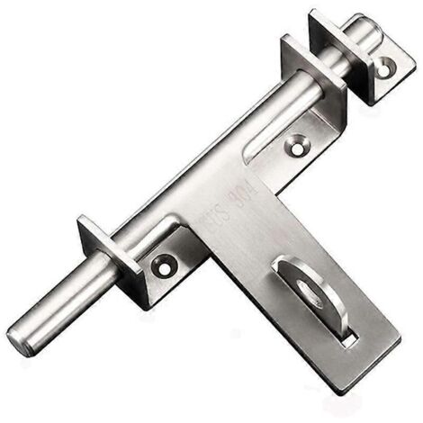 Serrure de porte coulissante robuste en acier inoxydable, à ouverture gauche et droite. (1/5)
