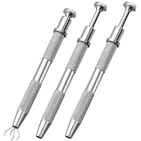 Outil de ramassage à 4 griffes en acier inoxydable (lot de 3) (1/5)