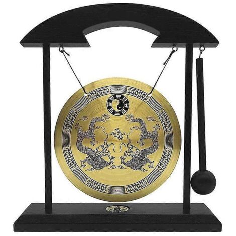 Gong de bureau - Ornement de bureau en laiton Feng Shui - (1/5)