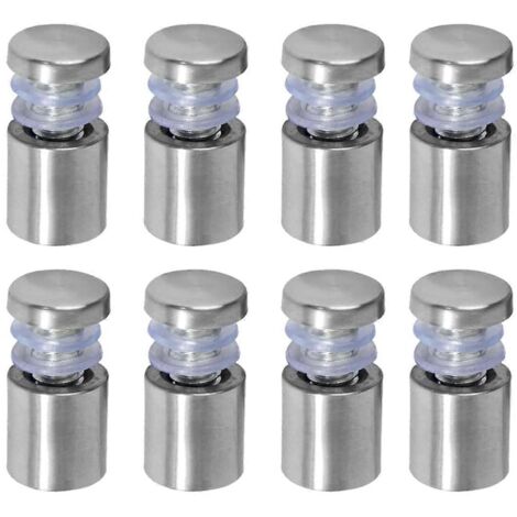 Supports de panneaux muraux 3/4 Diax1In (19x25mm) Clous en verre acrylique 8 pièces-- (1/5)