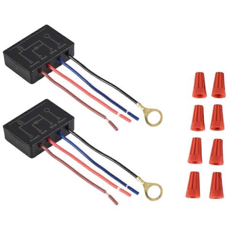Lot de 2 interrupteurs tactiles pour lampes LED à intensité variable (1/5)