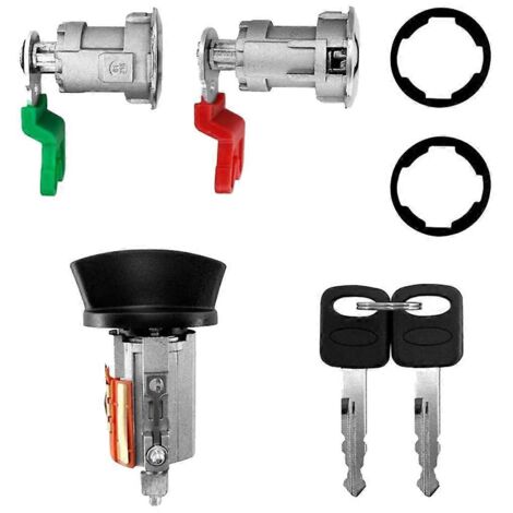 Kit de serrure à cylindre de porte LC6177 DL5886 pour E150 97-20 703369-- (1/5)