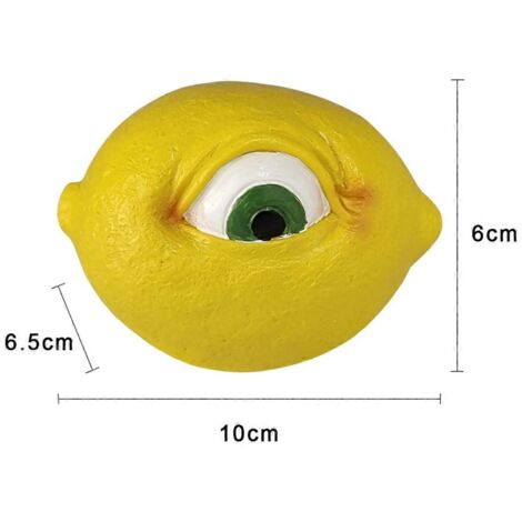 Statue en résine du fruit qui voit tout, avec yeux, décoration de bureau - D-- (1/5)
