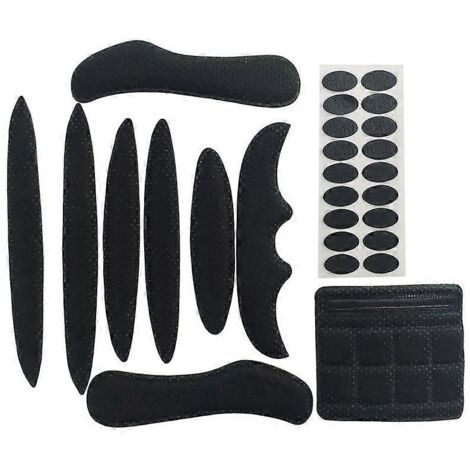 Coussinets de casque étanches en éponge pour casque de vélo, coussinets intérieurs - SK-202, noir (1/5)