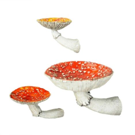 Étagère suspendue en forme de champignon (lot de 3) pour chambre, salon, salle de bain --- (1/5)