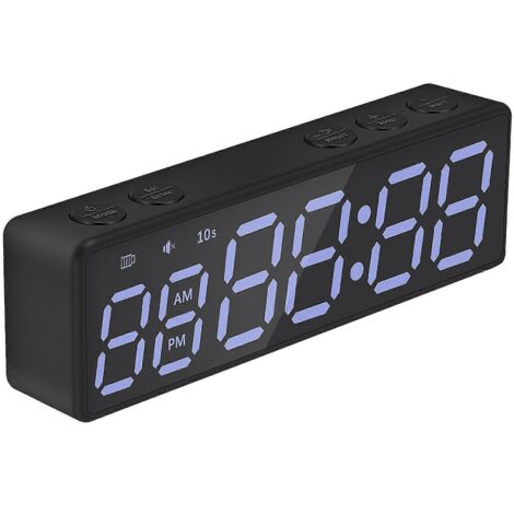 Minuteur de gym portable, minuteur d'intervalle, horloge de fitness avec compte à rebours, (A)-- (1/5)