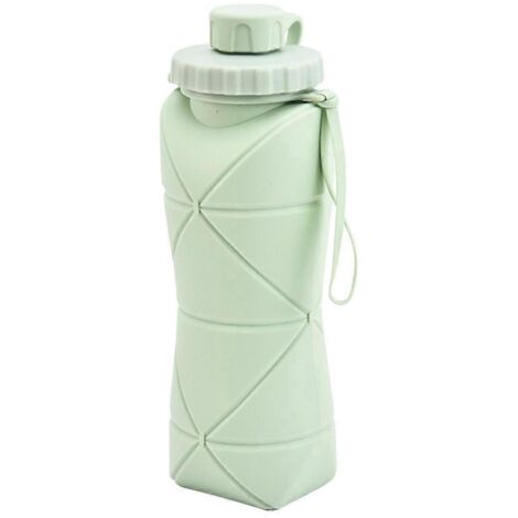 Bouteille d'eau pliable en silicone de 600 ml, portable et souple, A-- (1/5)