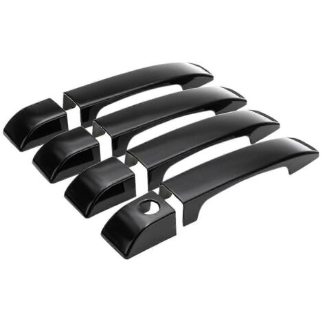 Poignées de porte de voiture noires brillantes pour Range L322 2002-2012 (1/5)