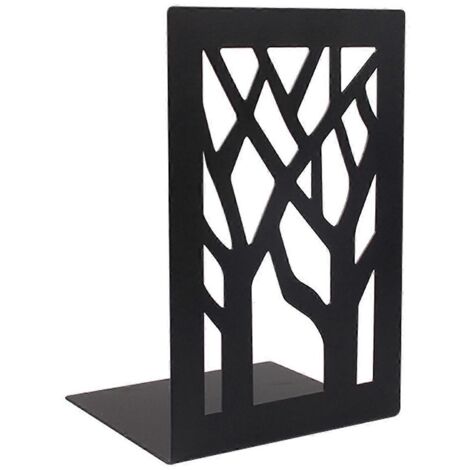 Serre-livres ajourés G-Decor pour œuvres d'art, design sablier, support de livre en métal. (1/5)