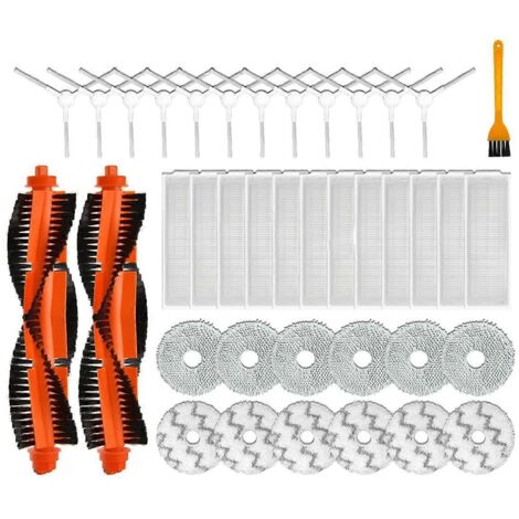 Pour balai à franges X20 C101, rouleau de nettoyage, brosse, filtre HEPA et sac à poussière-- (1/5)