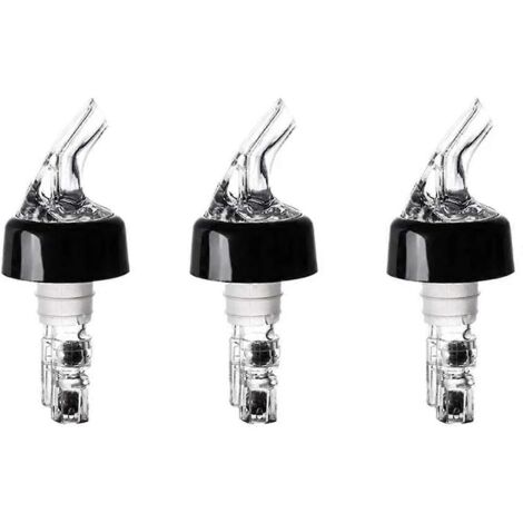 Lot de 3 becs verseurs en plastique de 30 ml pour bouteilles d'huile d'olive et de vin. (1/5)