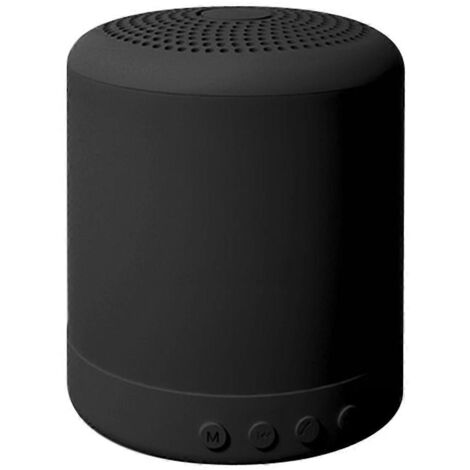 Haut-parleur stéréo mini avec caisson de basses 300M/Ah (noir) (1/5)