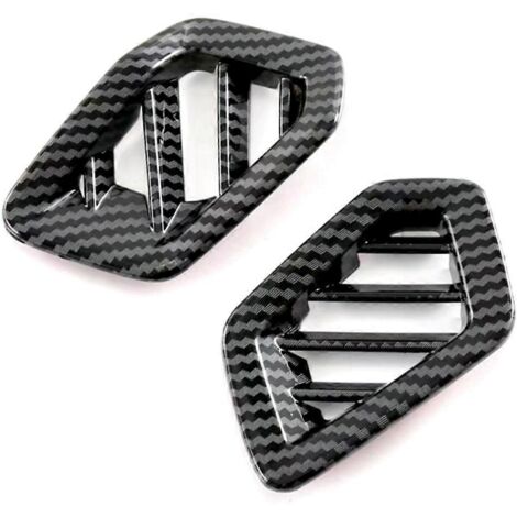 Garniture de grille d'aération latérale pour tableau de bord de voiture-- (1/5)