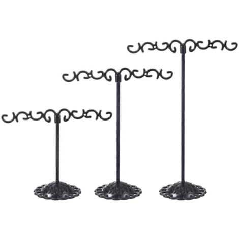 Présentoir à boucles d'oreilles, lot de 3 supports pour boucles d'oreilles B-- (1/5)