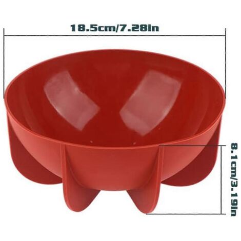 Moule à pâtisserie en silicone hémisphérique, rouge brique. (1/5)