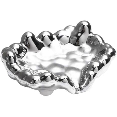 Porte-savon à évacuation rapide, plateau de rangement pour lavabo et comptoir de salle de bain --- (1/5)