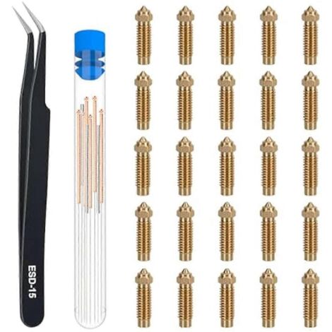 Buses en laiton pour extrudeuse Neptune 4Plus/4Max, kit de buses pour tête d'extrusion (1/5)