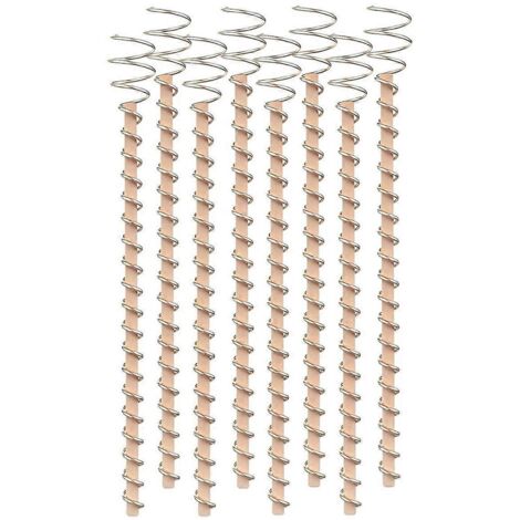 Lot de 8 antennes de jardinage en cuivre Electroculture (17 pouces) -- (1/5)