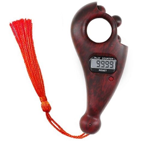 Chapelet rotatif avec compteur numérique LED portable pour les doigts A-- (1/5)