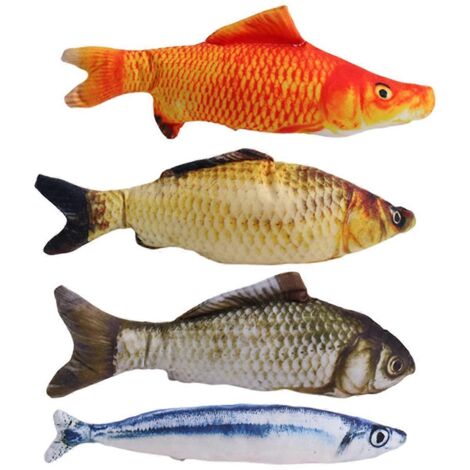 Jouet pour chat - Poisson interactif souple - Simulation de poisson (1/5)