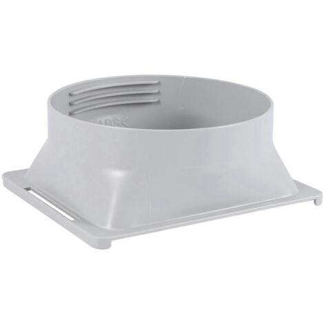 Raccord de tuyau d'évacuation de climatiseur, adaptateur de fenêtre carré à rond --- (1/5)