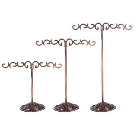 Présentoir à boucles d'oreilles, lot de 3 supports pour boucles d'oreilles A-- (1/5)