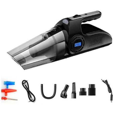 Aspirateur de voiture sans fil 5000PA portable avec affichage numérique -- (1/5)