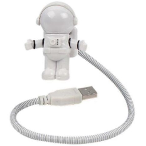 Veilleuse LED USB en forme d'astronaute, portable et réglable. (1/5)