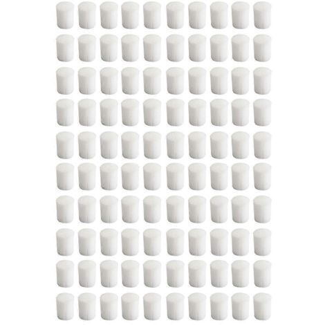 100 éponges hydroponiques cylindriques de 19 mm pour plantes potagères (1/5)