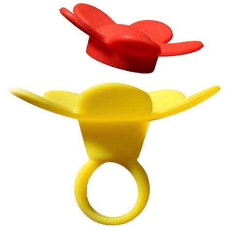 mangeoire à main pour oiseaux avec fleur, mangeoire à poignet pour oiseaux -- (1/5)