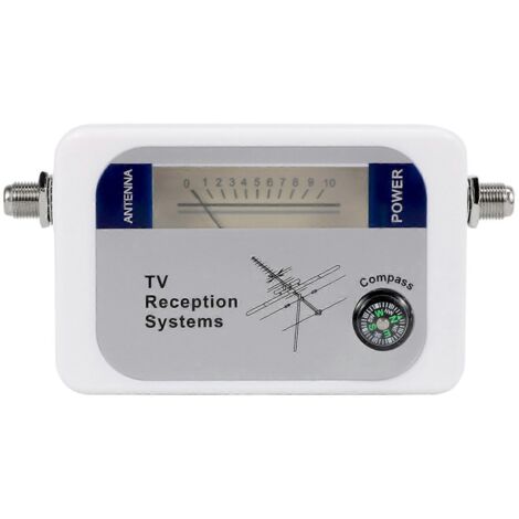 DVB-T Finder Digital TV Antenna Signal Strength Meter White-- (1/5)