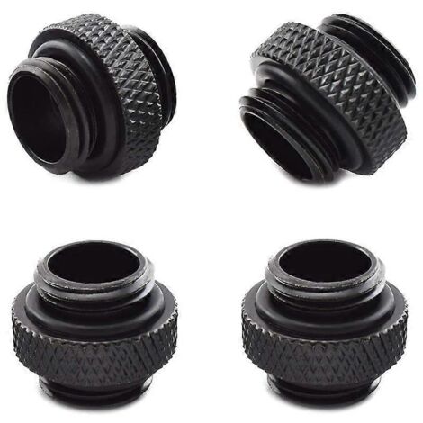4-Pack G1/4 inch 5mm Male to Male Connector with Sealed O-Ring-- (1/5)