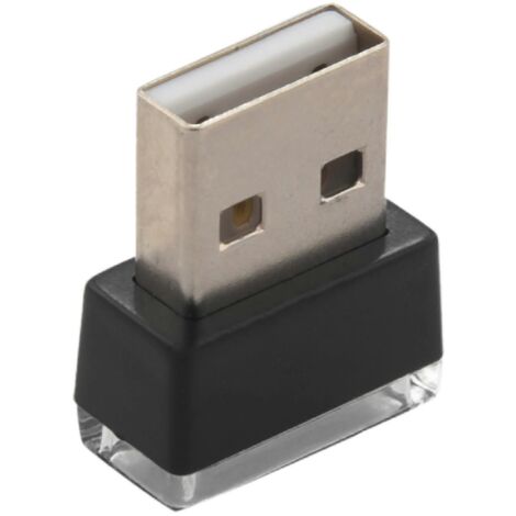 Mini Usb Led Car Light Car Interior Usb Atmosphere Light Plug Yellow-- (1/5)