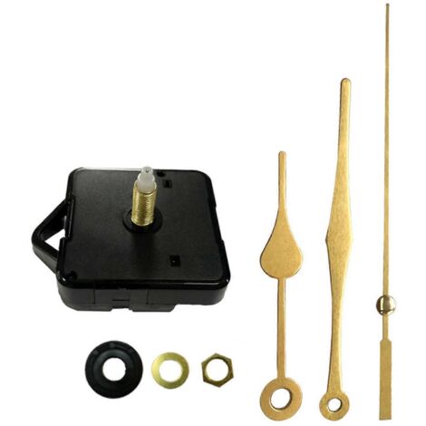 Quartz DIY Wall Clock Movement Mechanism Kit with 3 Gold Hands-- (1/5)