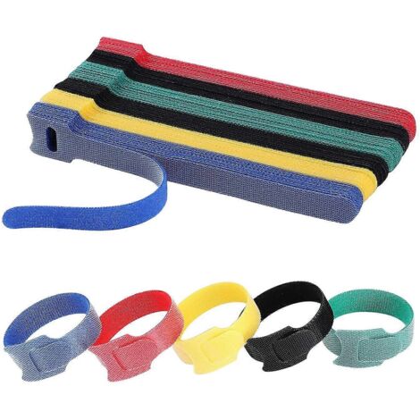 120PCS Cable Ties Reusable Cable Management Cord Organizer-- (1/5)