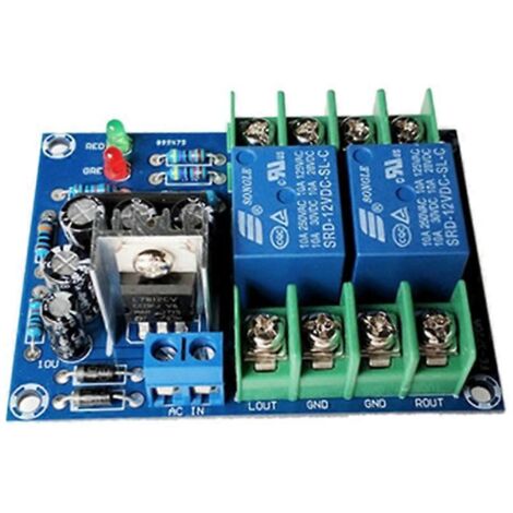 Dual Channel Circuit Board High-Power Audio Amplifier Protector-- (1/5)