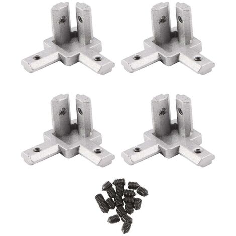 3-Way End Bracket for T slot Aluminum Extrusion Profile 2020 series-- (1/5)